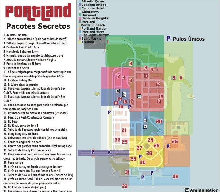 GTA III World Hidden Packages Portland